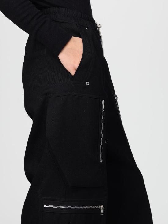 25FW 릭 오웬스 스트레이트 팬츠 RP02E4327WDET1 09 Black - RICK OWENS