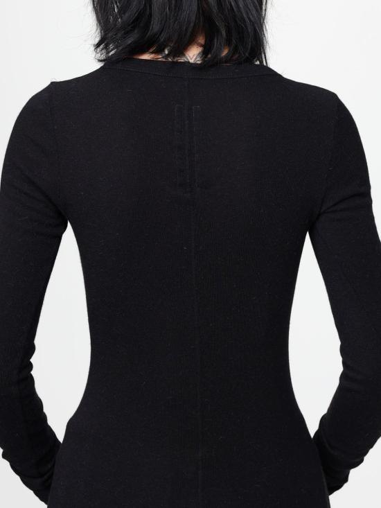 25FW 릭 오웬스 반팔 티셔츠 RP02E4202RJR 09 Black - RICK OWENS