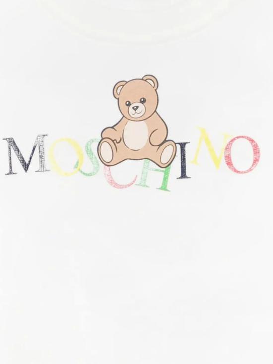 25FW [키즈] 모스키노 풀오버 MUF064LCA60 10063 White - MOSCHINO