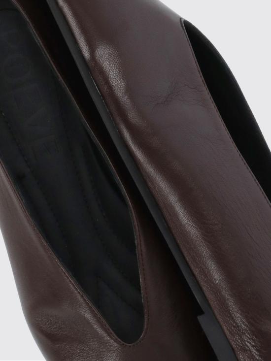 25FW 포에베 플랫 슈즈 FITTI02 REESEMARRONE Brown - POEVE