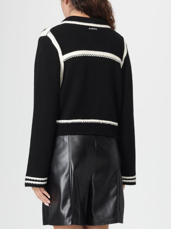 25FW 핑코 가디건 105498A2PL ZZ2 Black - PINKO