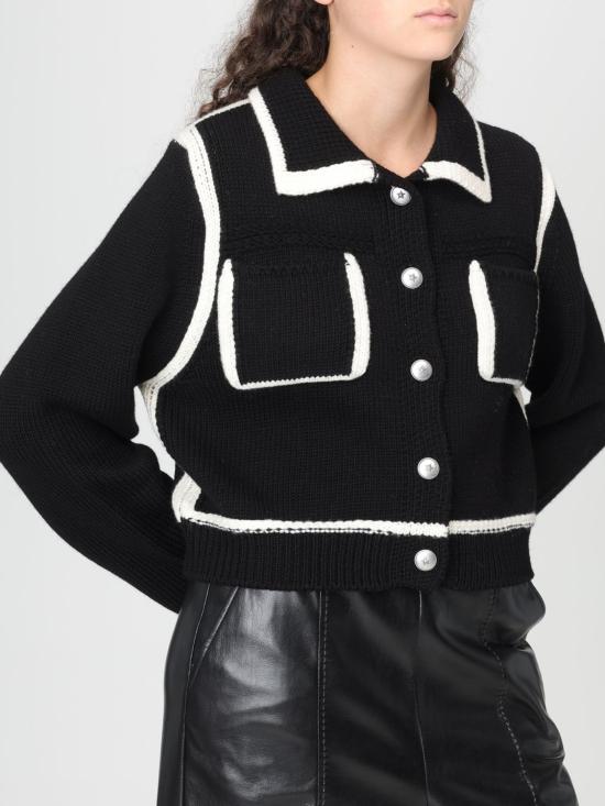 25FW 핑코 가디건 105498A2PL ZZ2 Black - PINKO