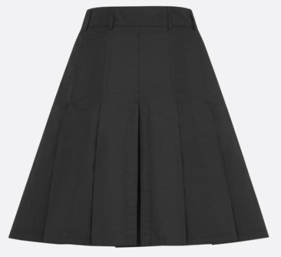 25FW 디올 스커트 557J31A6540 9000 Noir - DIOR