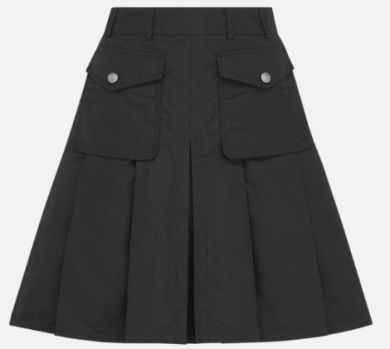 25FW 디올 스커트 557J31A6540 9000 Noir