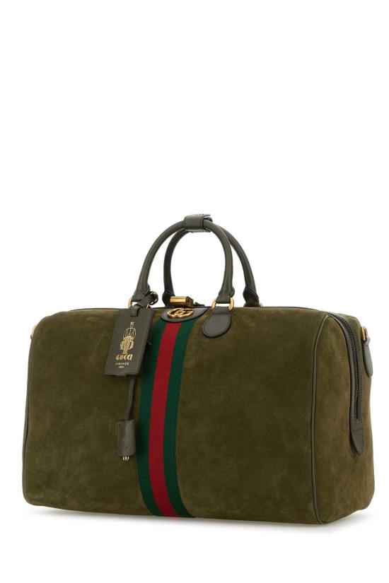 25FW 구찌 더플백 834460AAE1D 3055 Green - GUCCI