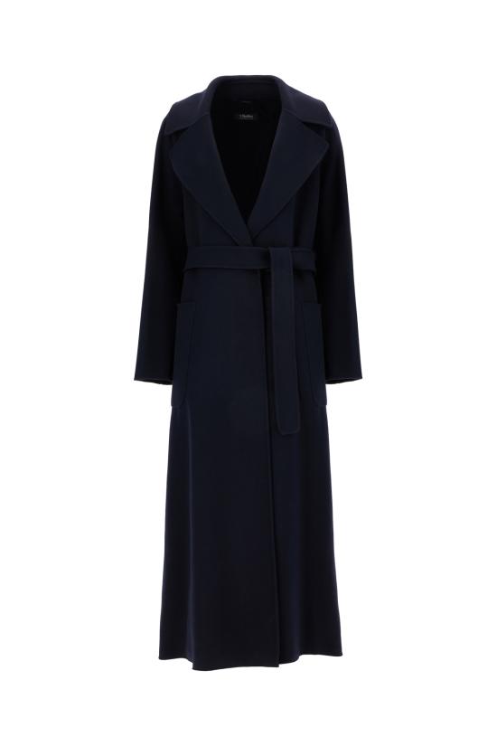 25FW 에스막스마라 도리스 울 로브 코트 DORIS 081 Blu notte