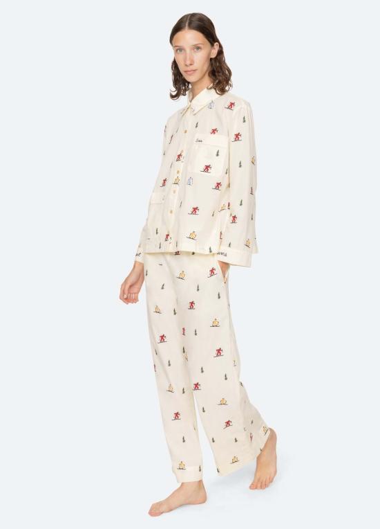  씨뉴욕 라운지 웨어 시 니 위니프레드 파자마 세트 크림 - SEA NY