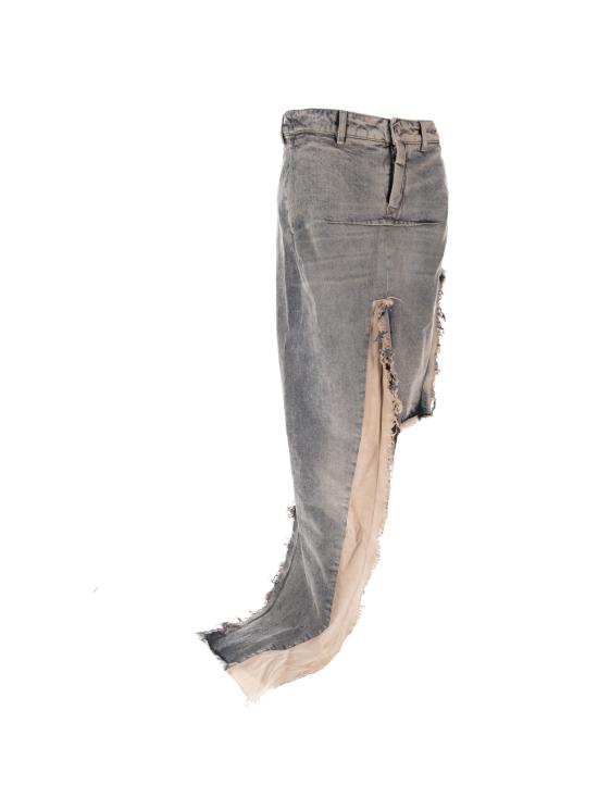 25FW 릭 오웬스 데님 스커트 RO02E4393DW7621 DIRTY HUSTLER NATURAL - RICK OWENS