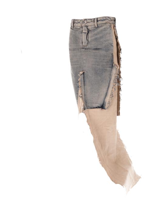 25FW 릭 오웬스 데님 스커트 RO02E4393DW7621 DIRTY HUSTLER NATURAL - RICK OWENS