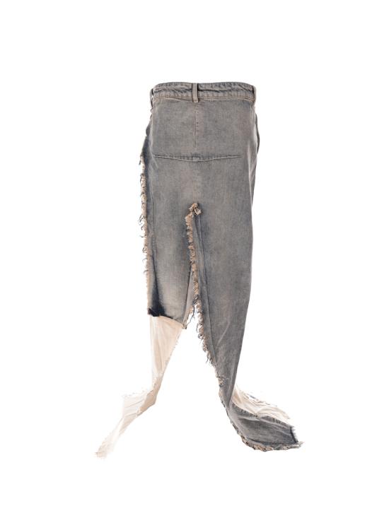 25FW 릭 오웬스 데님 스커트 RO02E4393DW7621 DIRTY HUSTLER NATURAL - RICK OWENS