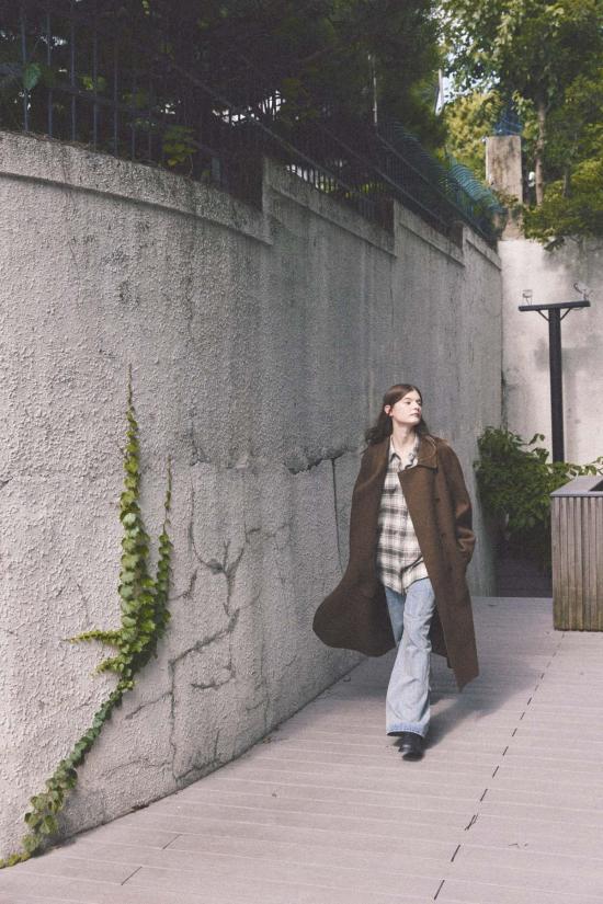  더 엔케이씨 스토어 코트 Nkc 스토어 롱 울 블렌드 - The NKC Store