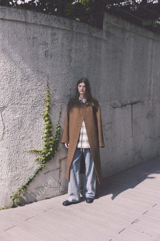  더 엔케이씨 스토어 코트 Nkc 스토어 롱 울 블렌드