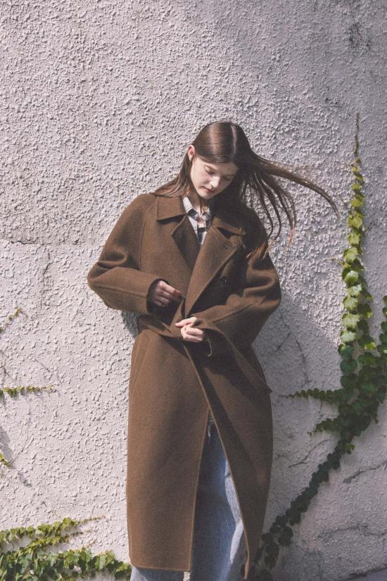  더 엔케이씨 스토어 코트 Nkc 스토어 롱 울 블렌드 - The NKC Store