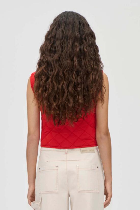  스티네 고야 데님 자켓 스틴 고야 페플럼 칼라 데님 재킷 - STINE GOYA