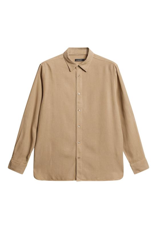  제이린드버그 긴팔 셔츠 FMST12833C106 BATIQUE KHAKI DOM