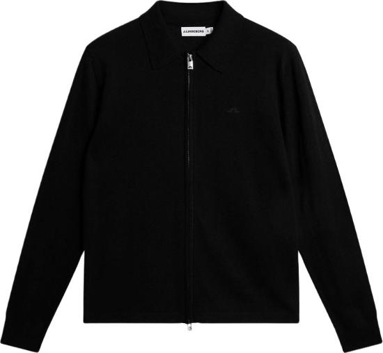 25SS 제이린드버그 집업 니트 FMKW135909999 BLACK DOM