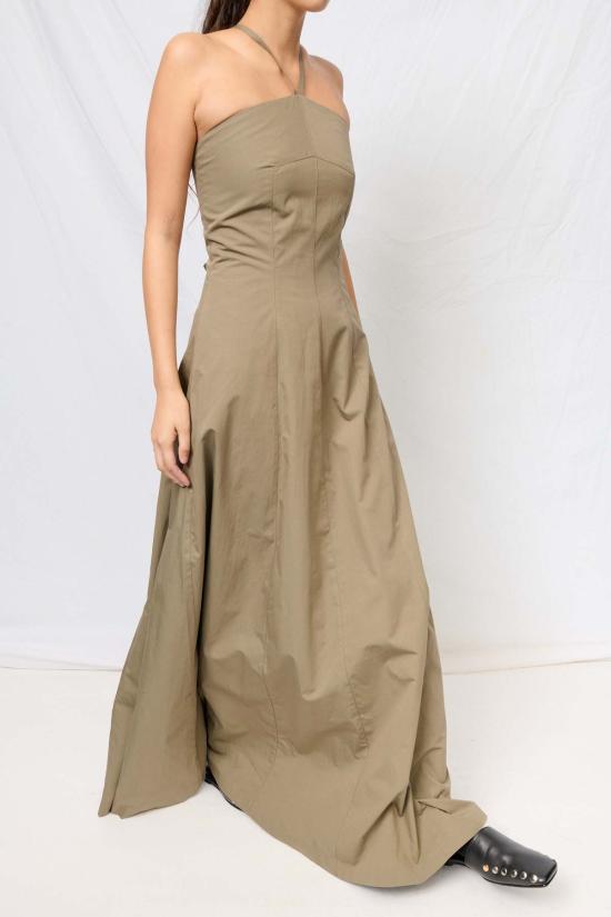  아워레가시 롱 원피스 아워 레거시 솔라로 세이지 타이드 코튼 나일론 포이즈 드레스