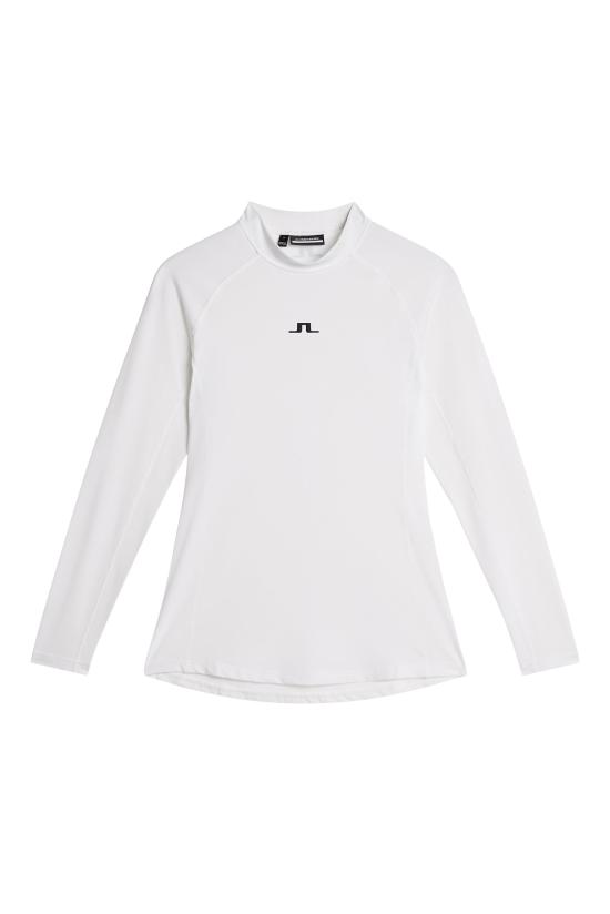  제이린드버그 긴팔 티셔츠 AWJT12660 0000 WHITE DOM