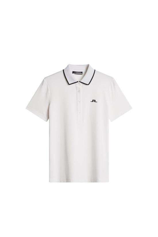  제이린드버그 폴로 티셔츠 GWJT107260000 WHITE DOM