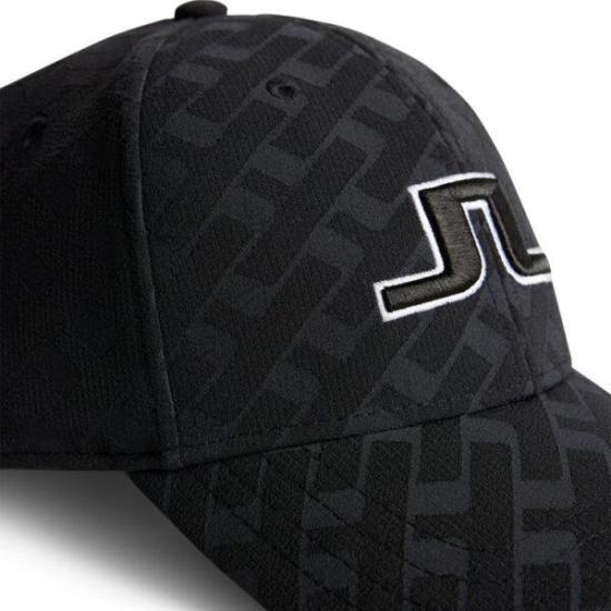 제이린드버그 볼캡 GWAC12154W096 TOUR GEO JACQUARD BLACK DOM - J LINDEBERG
