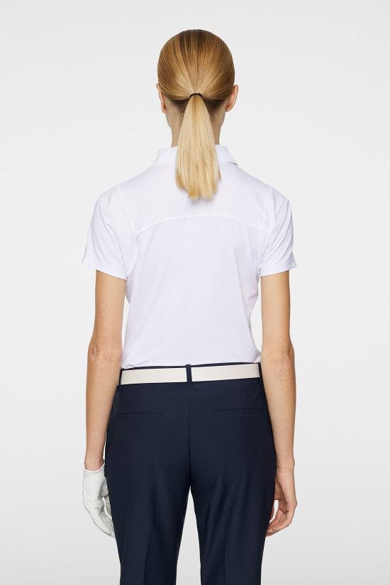  제이린드버그 폴로 티셔츠 GWJT124740000 WHITE DOM - J LINDEBERG