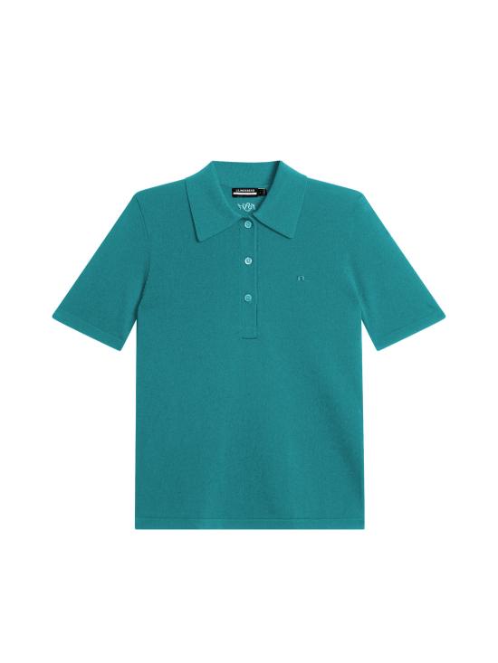  제이린드버그 폴로 티셔츠 GWKW13132O257 TEAL DOM