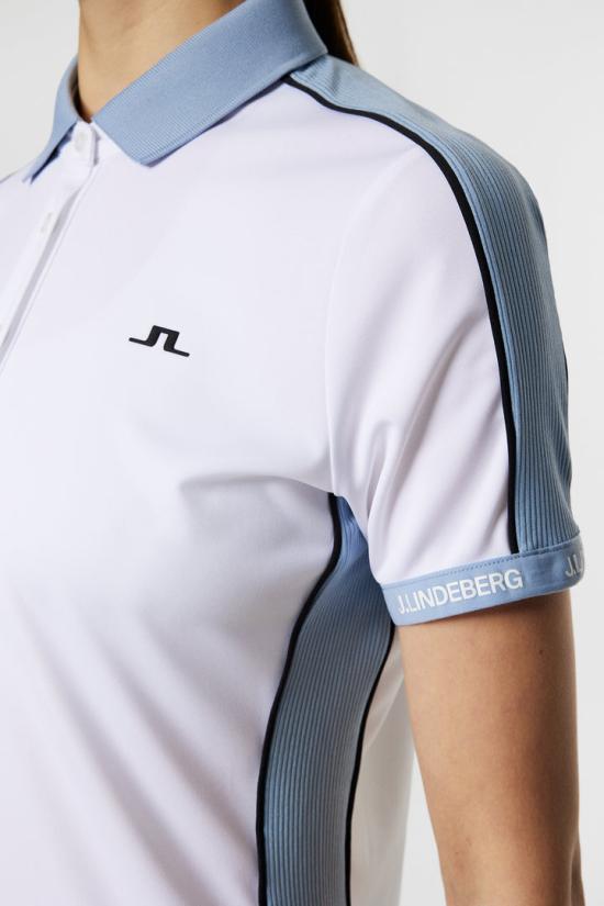 25SS 제이린드버그 폴로 티셔츠 GWJT124940000 WHITE DOM - J LINDEBERG