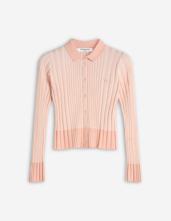  메종키츠네 스웨터 OW00504KT11210088 PORCELAINE PINK DOM