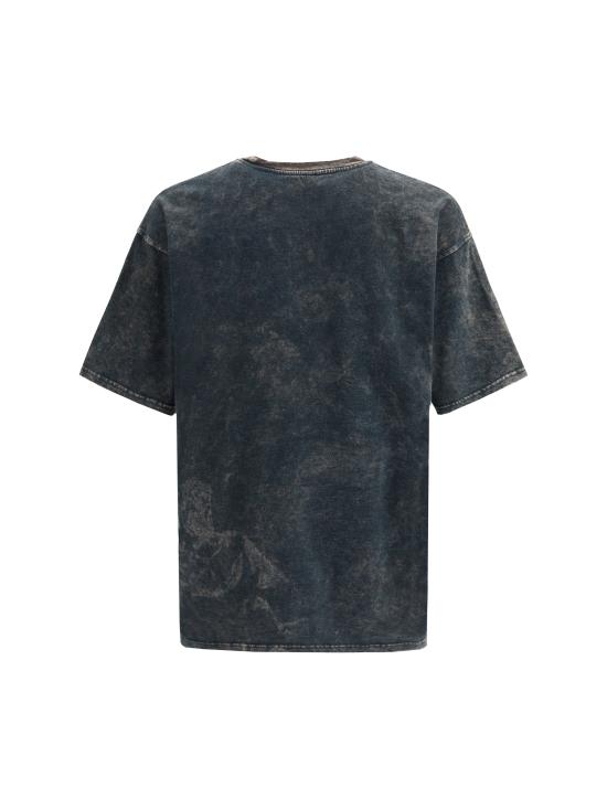 25FW 디젤 반팔 티셔츠 A186430AGBY 9XXA BLACK - DIESEL