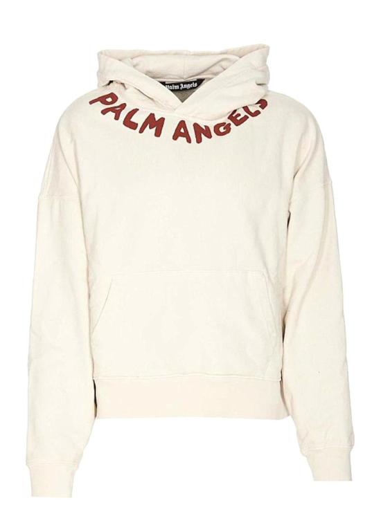 25SS 팜앤젤스 후드 티셔츠 PMBB058S24FLE0020325 Bianco White