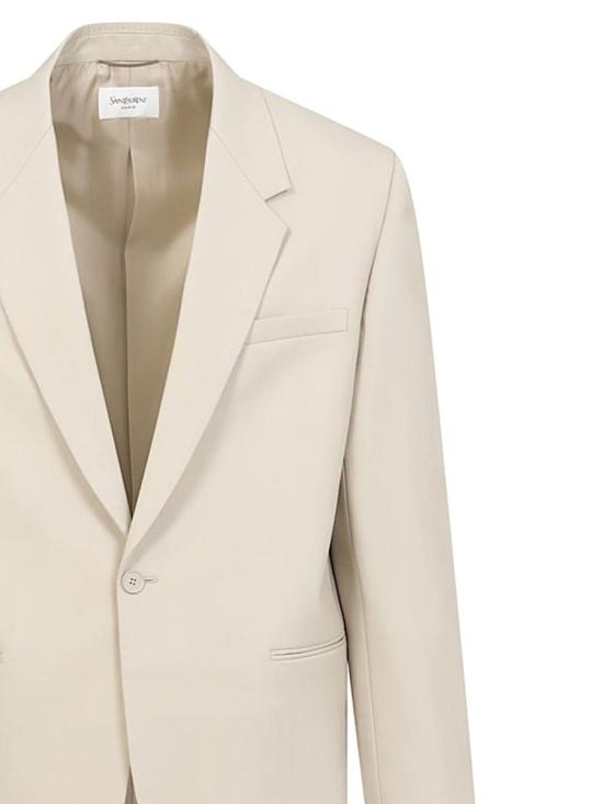 25SS 생로랑 수트 자켓 823003Y2L820 Bianco White - SAINT LAURENT