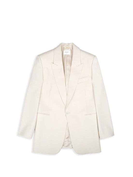 25SS 생로랑 수트 자켓 823003Y2L820 Bianco White - SAINT LAURENT