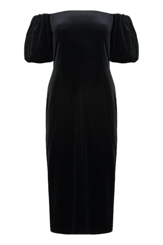 25FW 랄프 로렌 미디 원피스 253P03431 001 Black