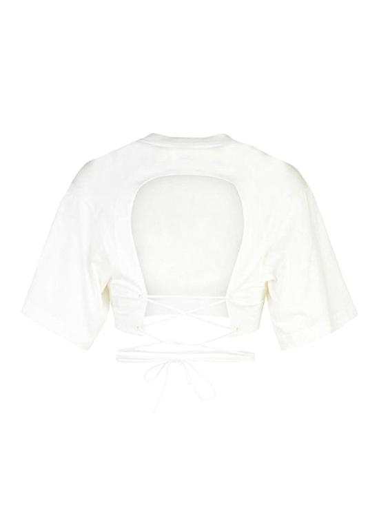 25SS 팜앤젤스 반팔 티셔츠 PWAA072F24JER0010310 Bianco White - PALM ANGELS