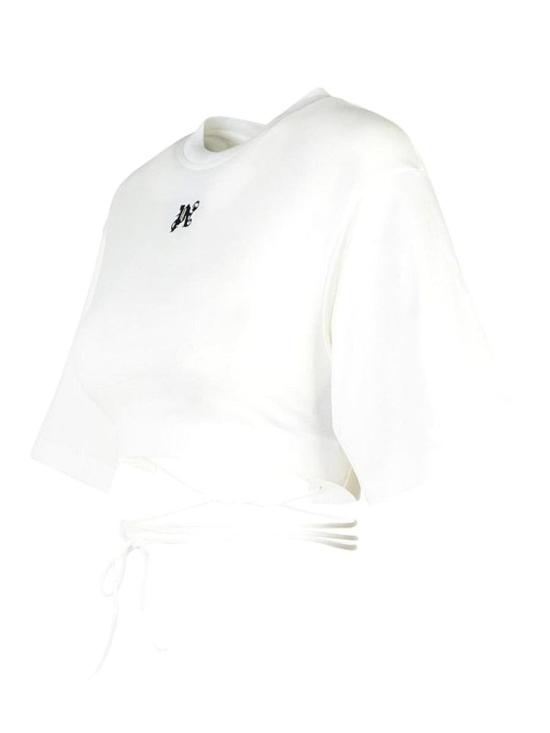 25SS 팜앤젤스 반팔 티셔츠 PWAA072F24JER0010310 Bianco White - PALM ANGELS