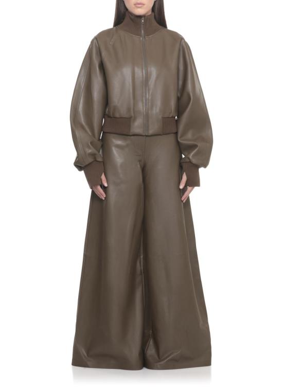 25FW 노마카말리 봄버 자켓 ST3254LVR31867 BROWN - NORMA KAMALI