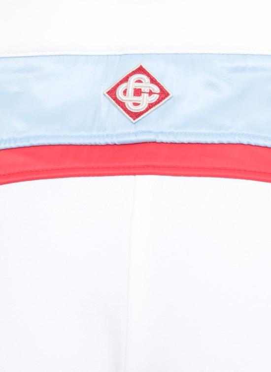 25FW 카사블랑카 스트레이트 팬츠 WAW25JTR28601WHITE - CASABLANCA