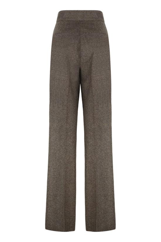 25FW 막스마라 스트레이트 팬츠 BILLY12342521136323600 001 BROWN - MAX MARA