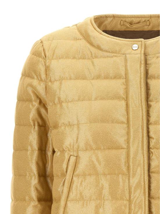 25SS 에르노 숏패딩 PI001878D12614 Giallo Yellow - HERNO