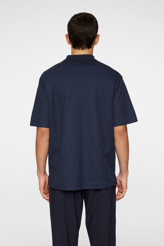  제이린드버그 폴로 티셔츠 FMJT138686855 JL NAVY DOM - J LINDEBERG