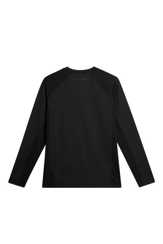  제이린드버그 후드 티셔츠 AMJT12239 9999 BLACK DOM - J LINDEBERG