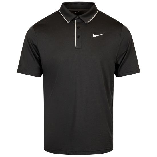  나이키 폴로 티셔츠 FZ7497010 BLACK WHITE DOM