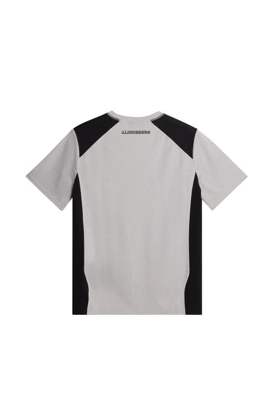  제이린드버그 반팔 티셔츠 AMJT12238U199 LIGHT GREY MELANGE DOM - J LINDEBERG