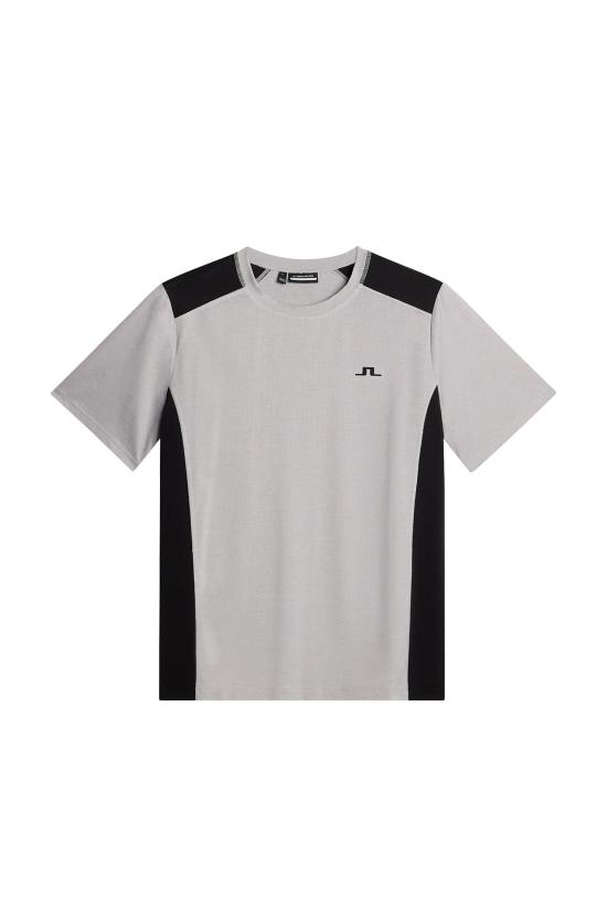 제이린드버그 반팔 티셔츠 AMJT12238U199 LIGHT GREY MELANGE DOM