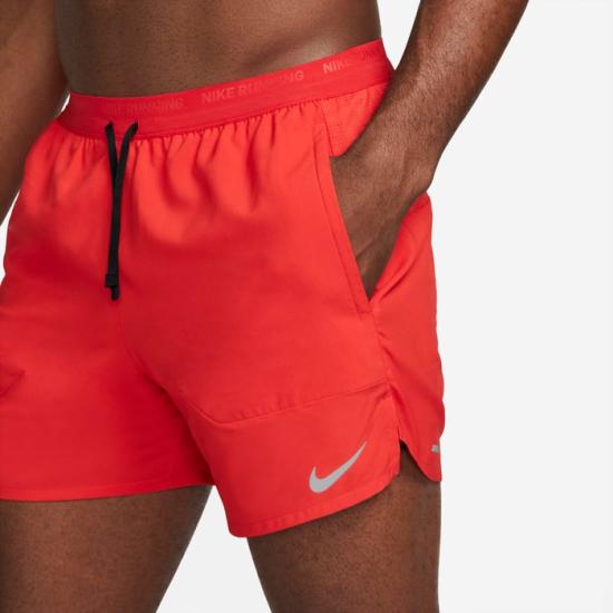  나이키 STRIDE 스트라이드 드라이 핏 5인치 브리프 라인드 러닝 쇼츠 DM4755657 UNIVERSITY RED DOM - NIKE