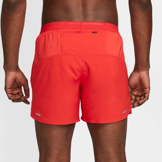  나이키 STRIDE 스트라이드 드라이 핏 5인치 브리프 라인드 러닝 쇼츠 DM4755657 UNIVERSITY RED DOM - NIKE