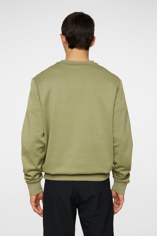  제이린드버그 후드 티셔츠 AMJS12258 M311 OIL GREEN DOM - J LINDEBERG