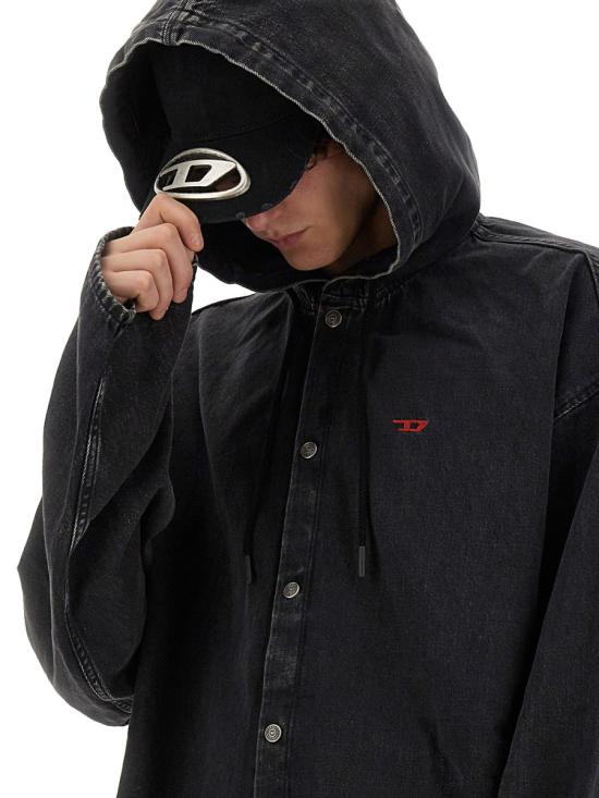 25FW 디젤 볼캡 A127090PFAA9XX BLACK DOM - DIESEL