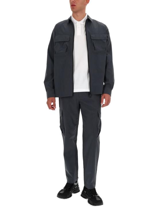 25FW 베르사체 긴팔 셔츠 79GALD21 CQ10D831 GREY - VERSACE