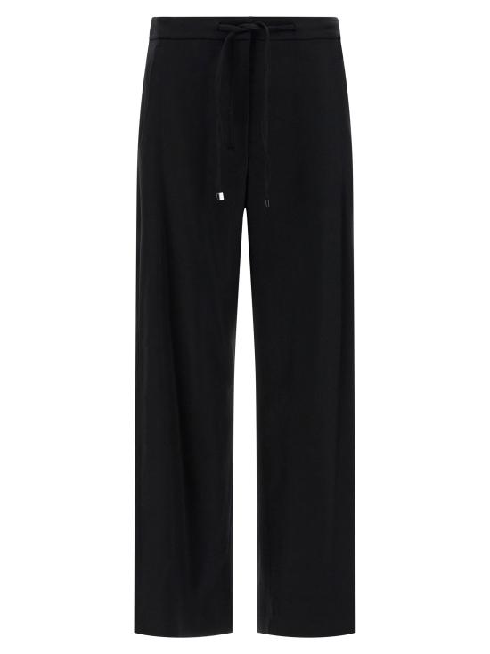 25FW 에스막스마라 스트레이트 팬츠 2529136053600017 Black